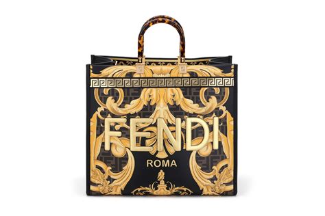 versace fendi colab|Fendi Versace bag.